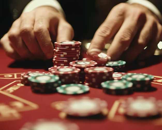 Dealer interaction during play Live dealer at saranaslot dice table